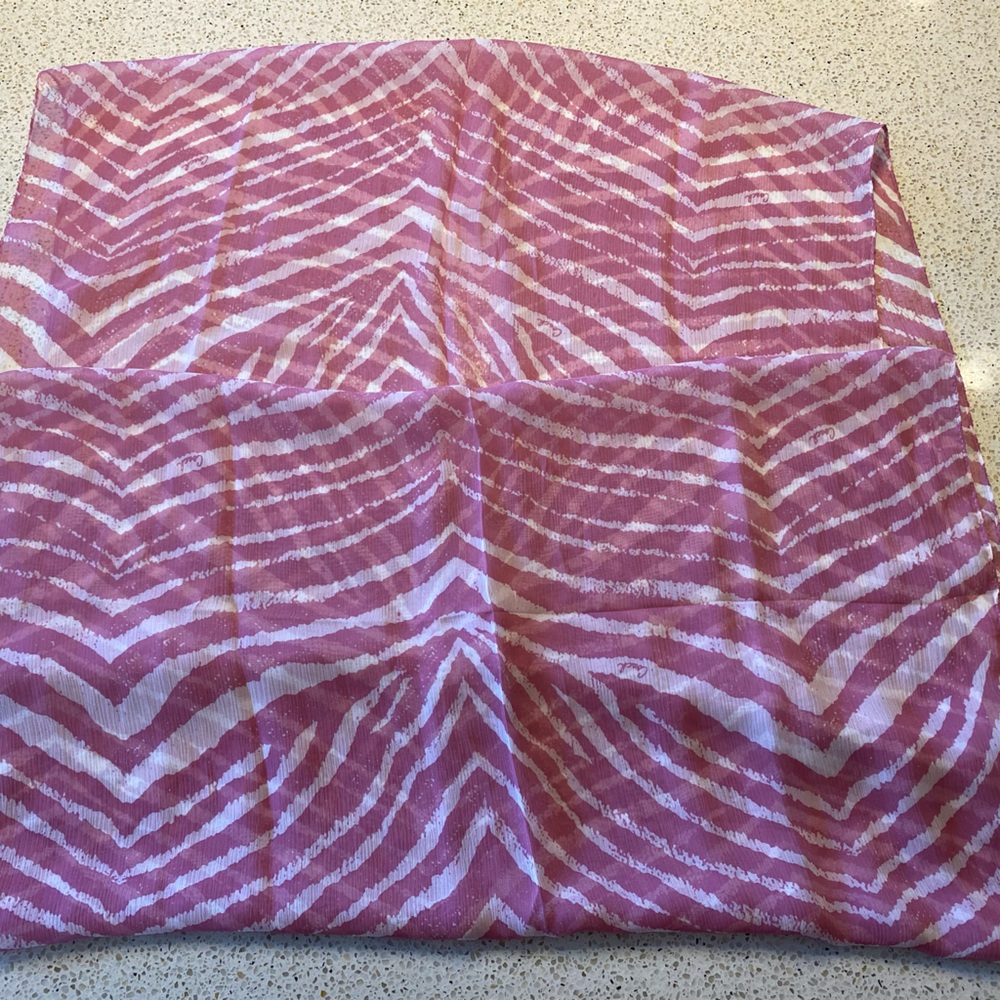 COACH silk infinity scarf